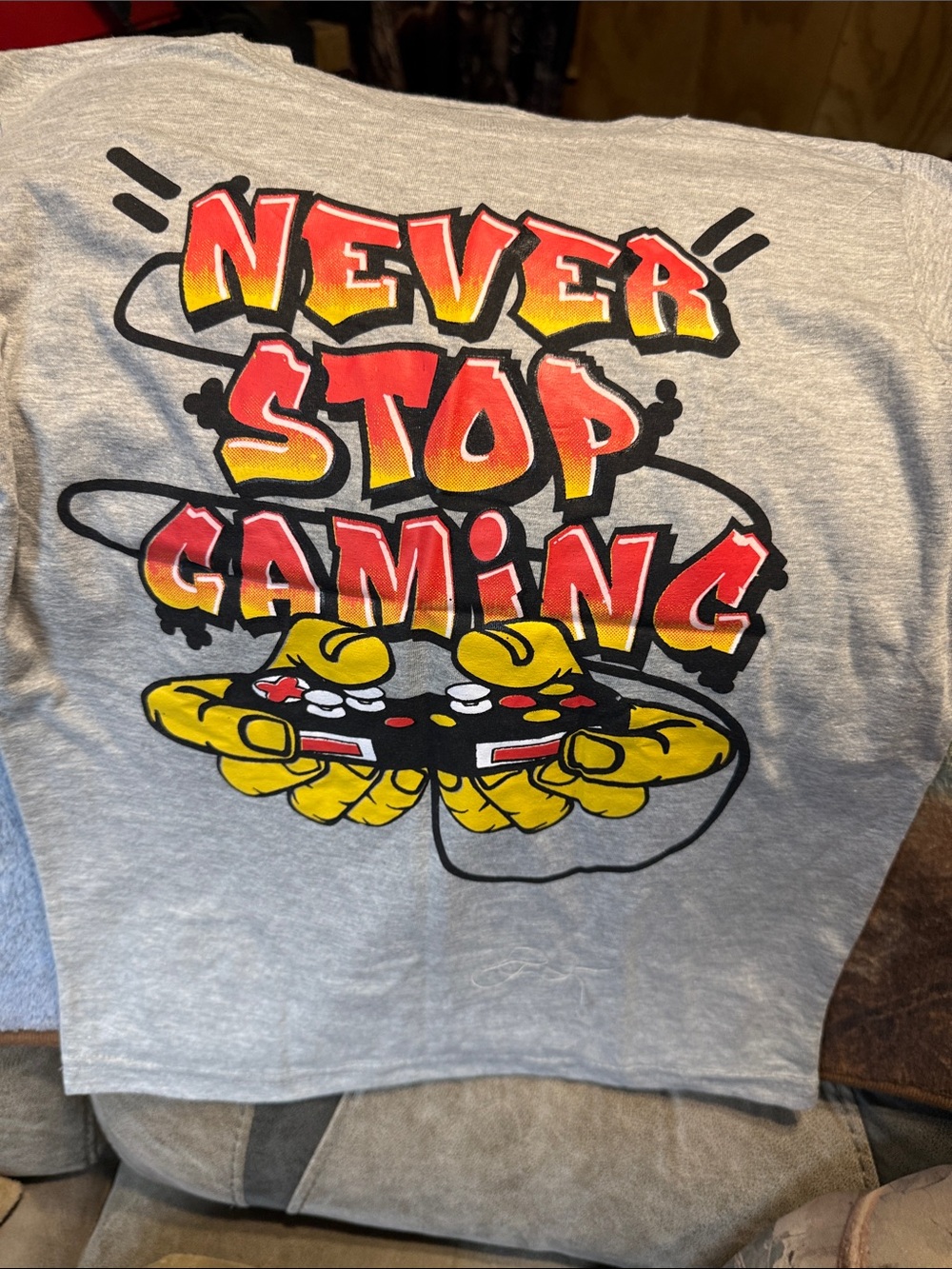 Brooklyn Vertical Graphic Gaming Tee Size 10/12 NWOT